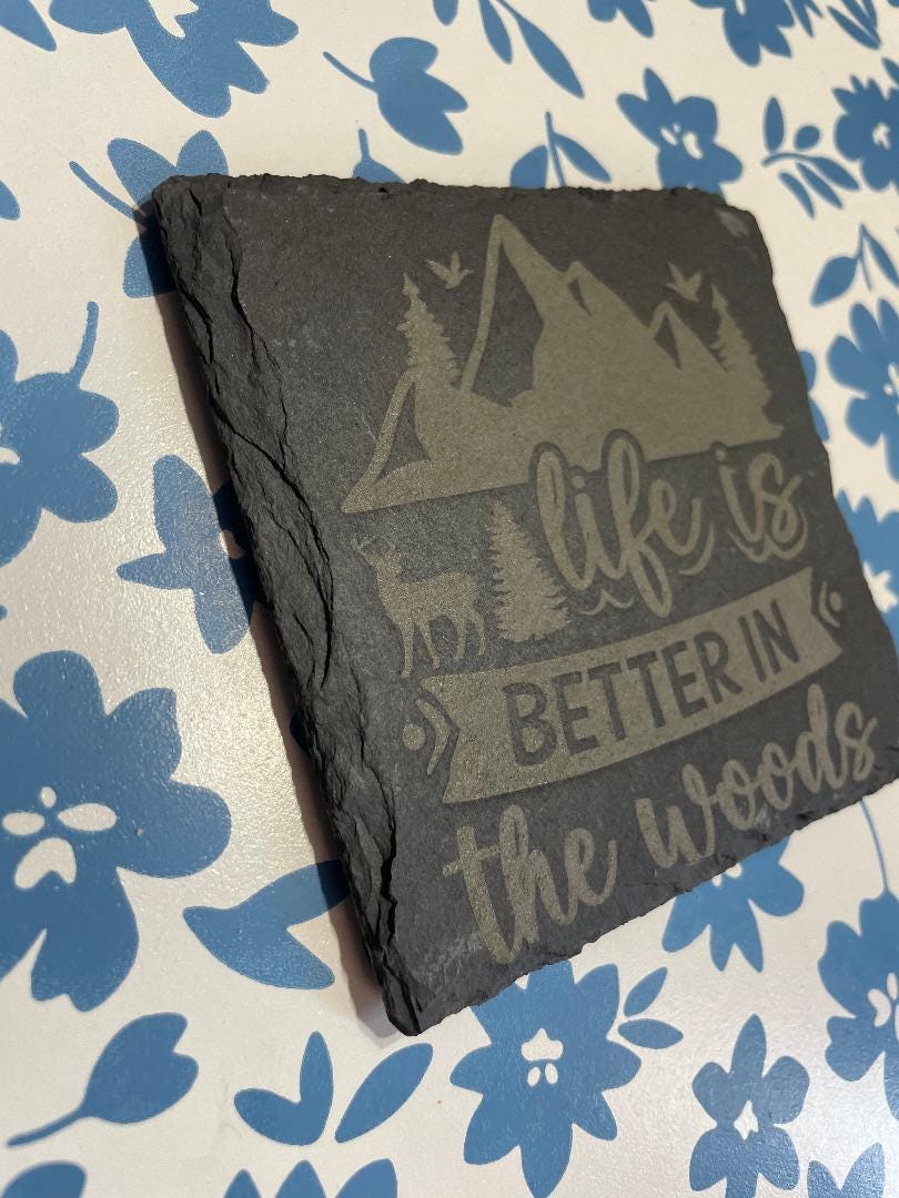 Slate Coasters! Personalized!