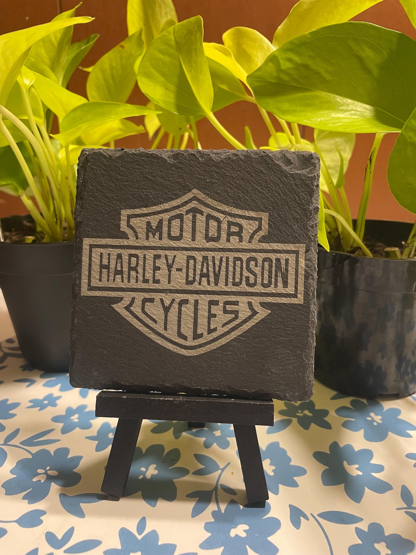 Harley Davidson slate coasters!
