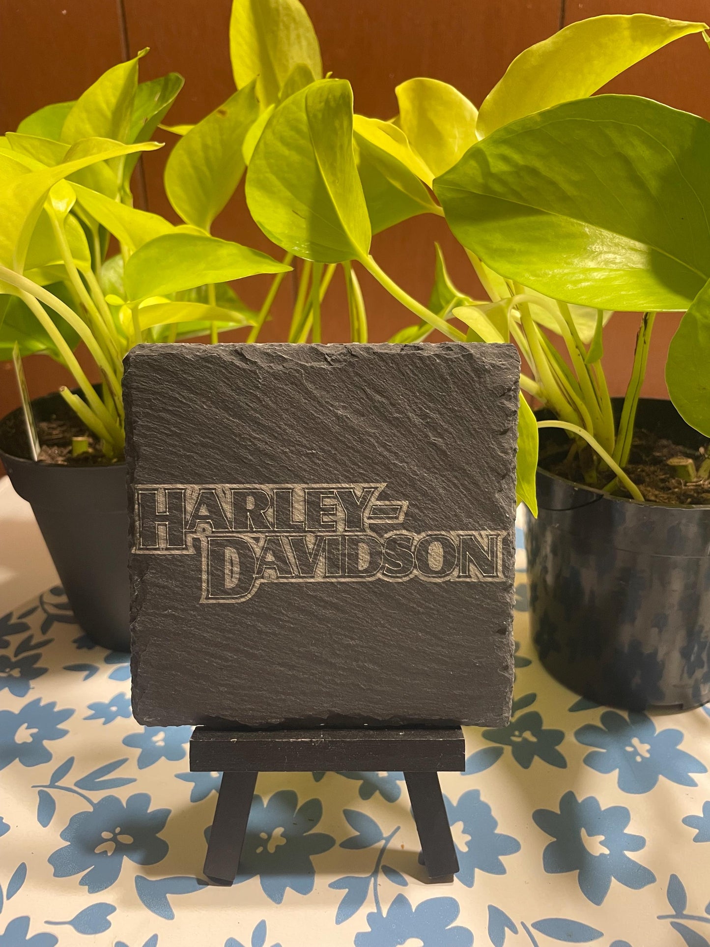 Harley Davidson slate coasters!