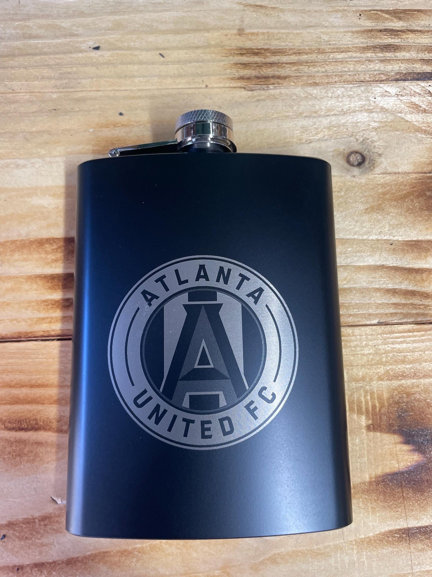 Laser Engraved Atlanta United Flask!