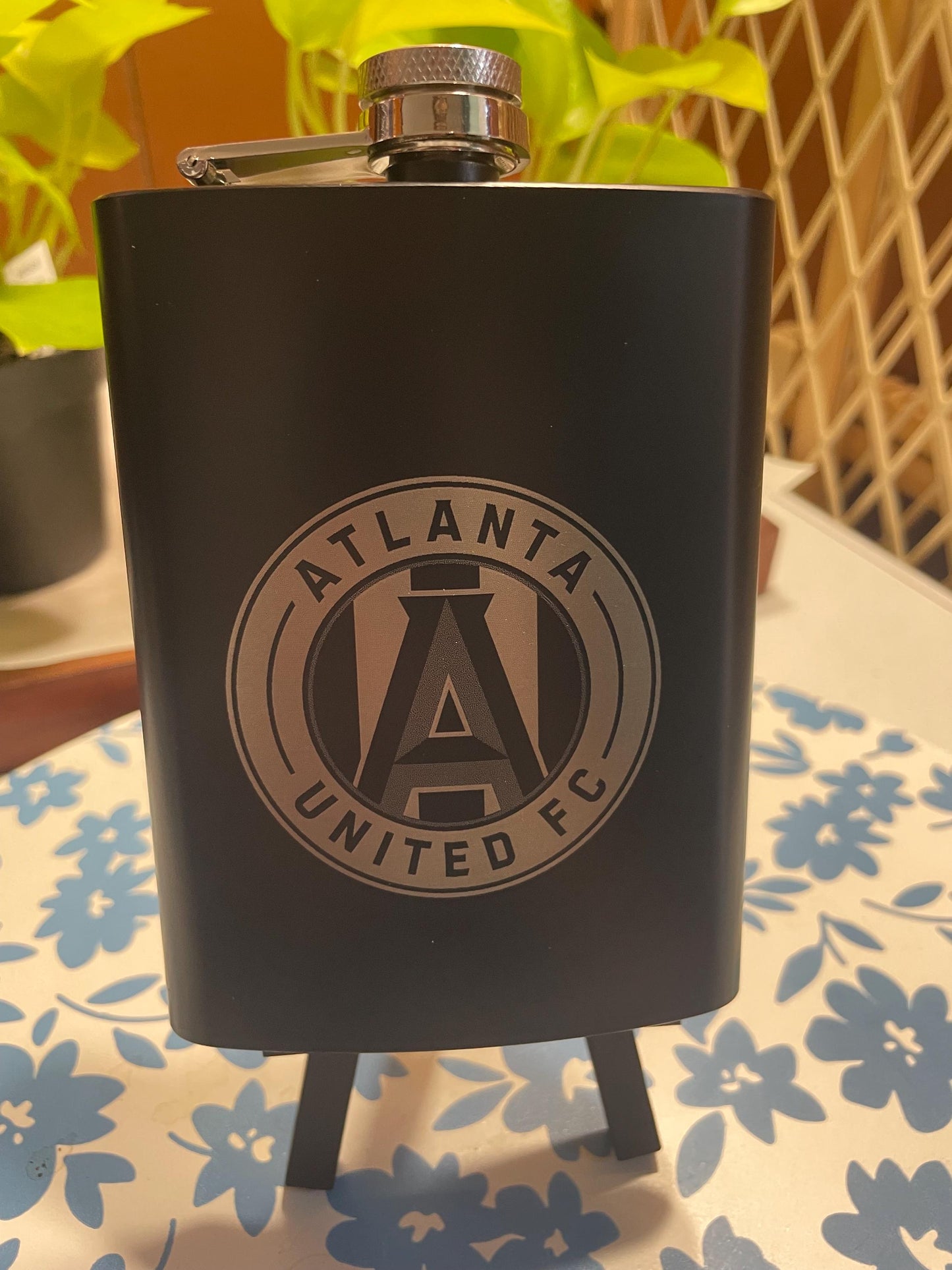 Laser Engraved Atlanta United Flask!