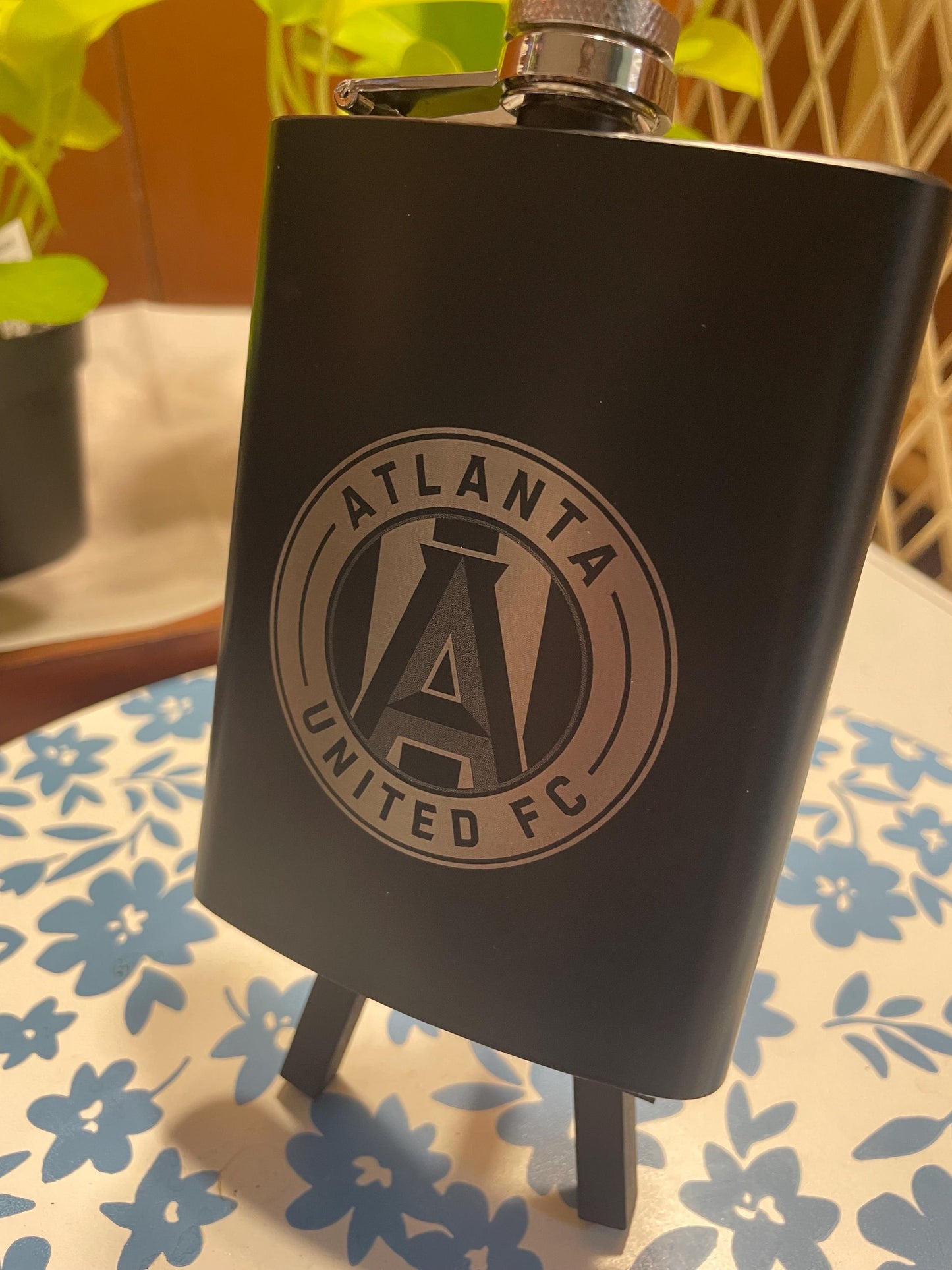 Laser Engraved Atlanta United Flask!