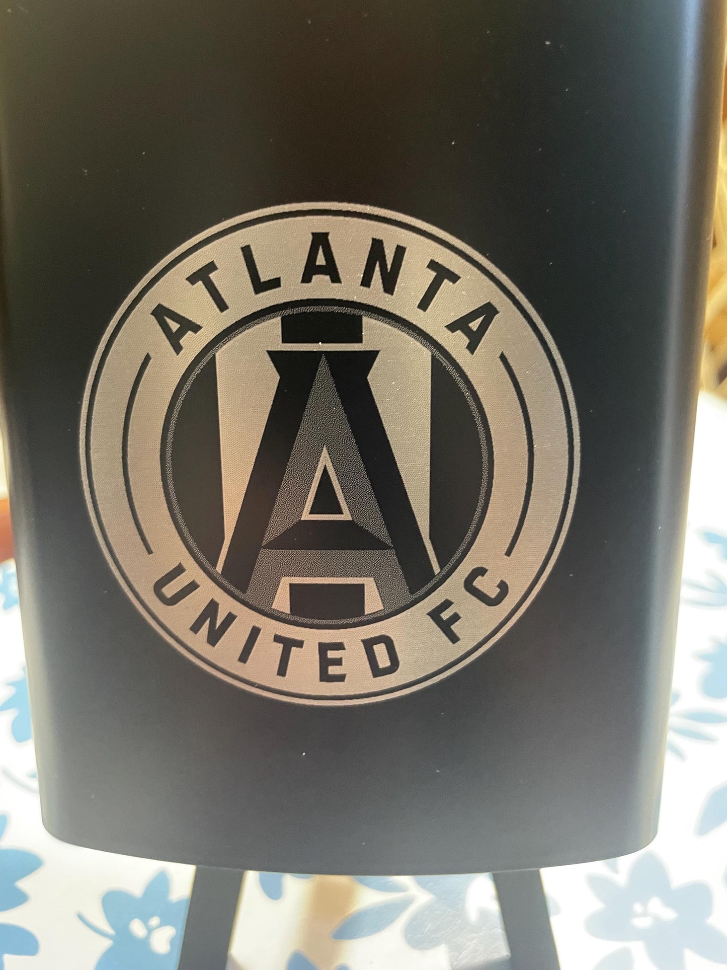 Laser Engraved Atlanta United Flask!